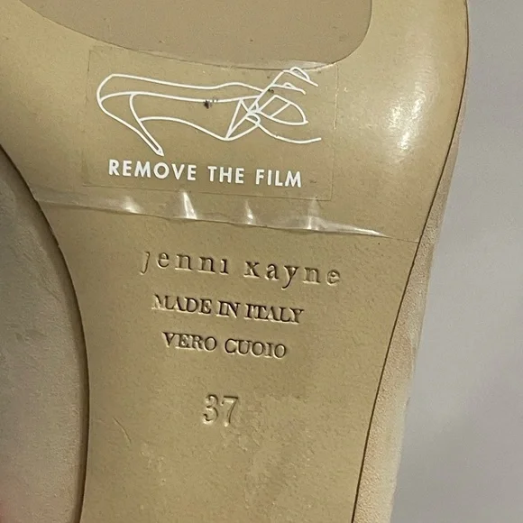 JENNI KAYNE Oiled Leather Kitten Heel Mule - SZ 6.5 - Picture 5 of 7